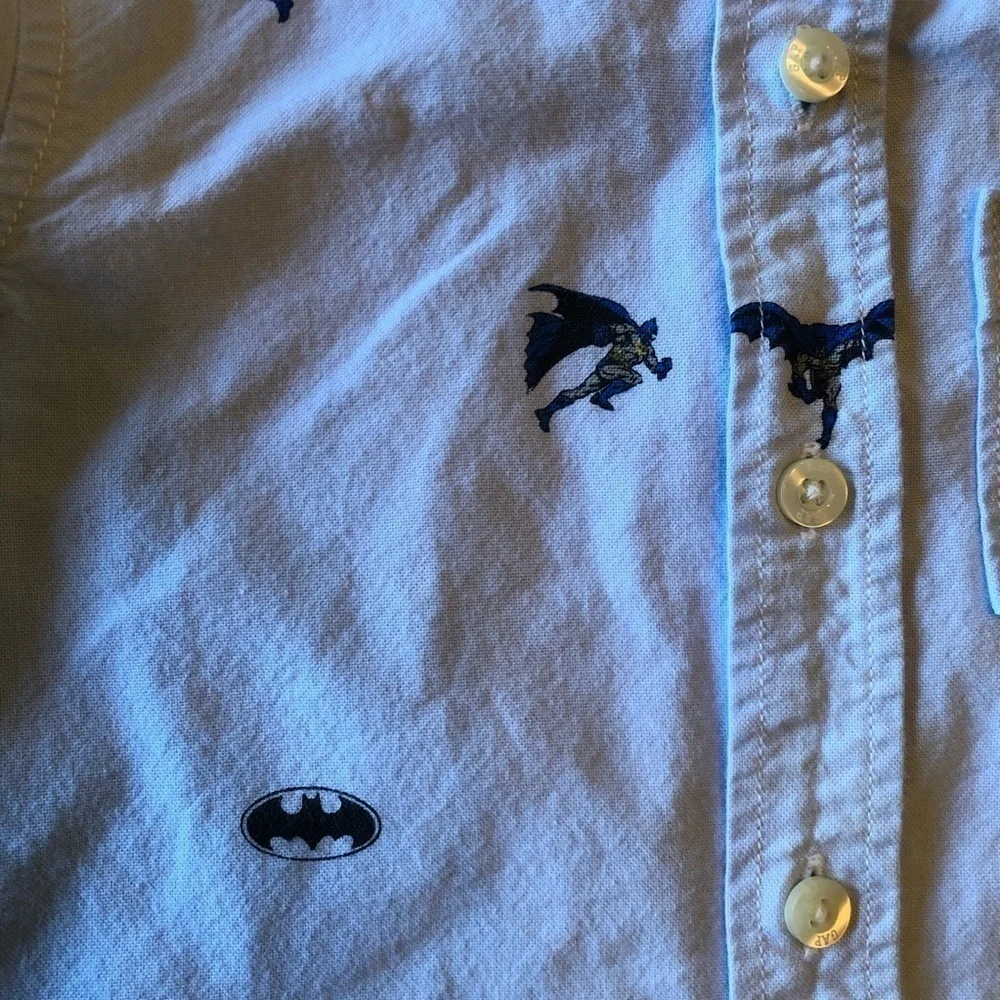 Gap x DC Collaboration Batman Button Down Shirt